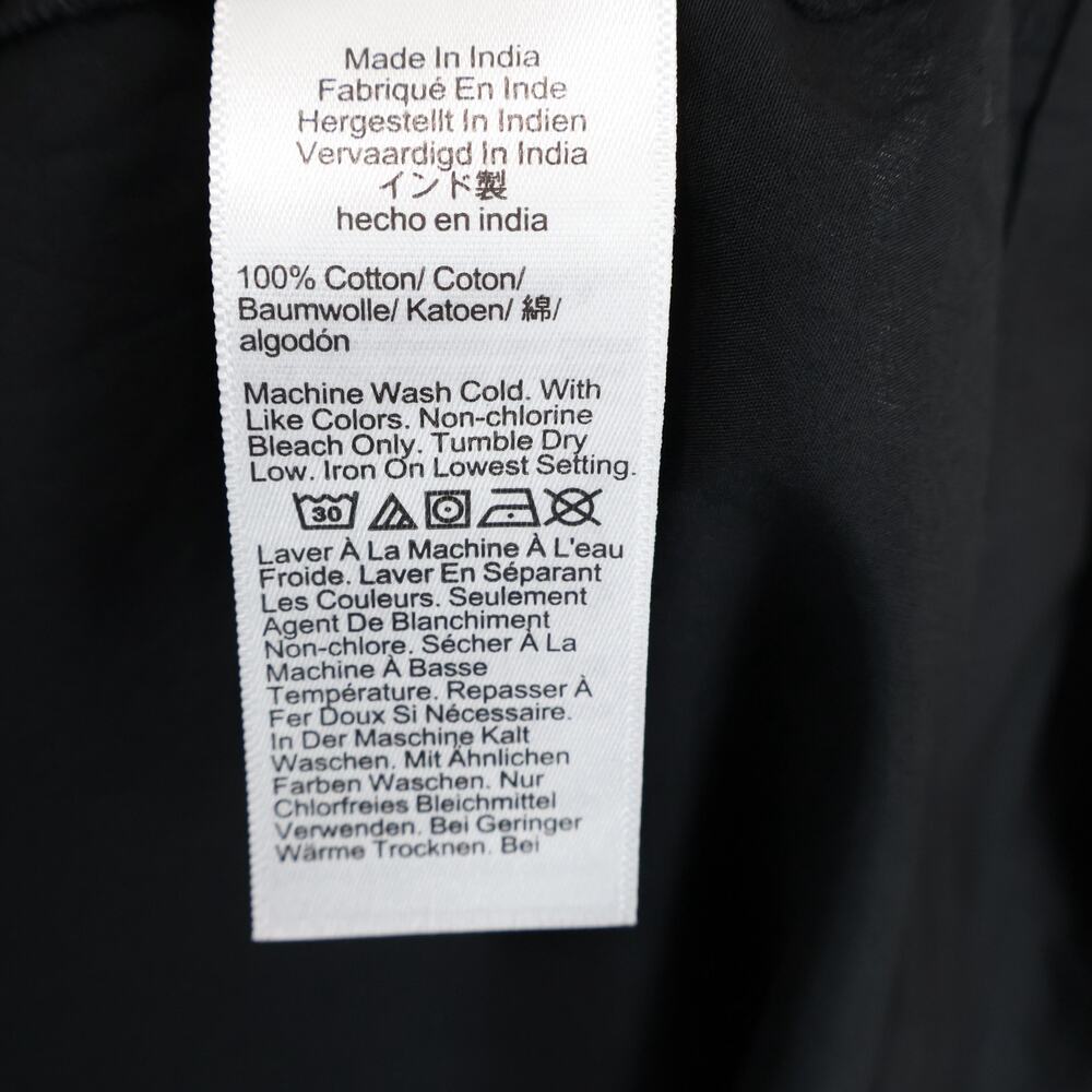 J.Crew Elena Midi Shirtdress Cotton Poplin Black Size 6 NWOT - Picture 8 of 8
